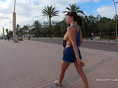 Naughty Lada - Freeboobs Public Flashing