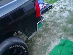 Bro Fucks Trailer Park Princess Step Sister Goldie Glock On Family Truck!