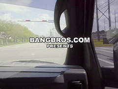 Brooke Beretta In Yoga Hoser Hops On The Bus