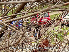 Blondie Girl Fucks Casual Guy In The Park