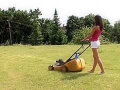 Little Caprice In In The Yard