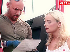 Stunning Milf Rides A Young Stud In The Car - Victoria Pure
