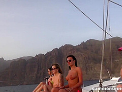 Crazy Boat Trip With Amoral Girls