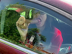 I Got Horny While Driving So I Stop To Fuck My Dildo In The Car For A Bit With Viva Athena