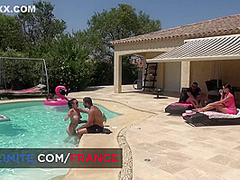 Beautiful Brunette Mya Takes Care Of Her Friend Lorenzo