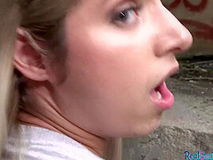 Real pickedup amateur ravaged outdoor