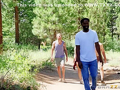 Katya Rodriguez Gets Banged In The Woods By Two Horny Hikers