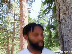 Katya Rodriguez Gets Banged In The Woods By Two Horny Hikers