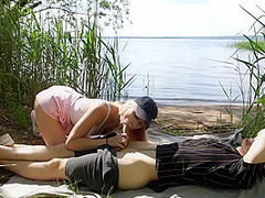 Cycling Leads To Unexpected Sex On The Beach