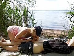 Cycling Leads To Unexpected Sex On The Beach