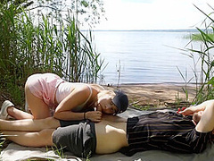 Cycling Leads To Unexpected Sex On The Beach