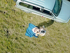 Amateur Porn Babe Drone Caught Fucked In Nature Part1