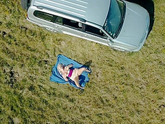 Amateur Porn Babe Drone Caught Fucked In Nature Part1