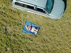 Amateur Porn Babe Drone Caught Fucked In Nature Part1