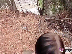 Pov Cute Brunette Fucked - Cum In Mouth