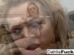 Hot Dahlia Gets Naughty And Squirts All Over The Beach