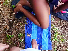 Hot Ebony Servicing Massive White Sausage Outdoors - Lola Chanel And Kyle Mason