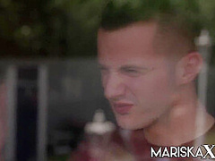 Valentina Ricci And Mariska X In Mariska And Valentina Seduce Their Stepdad
