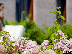 Skinny Hot Ebony Hard Fuck With Romy Indy