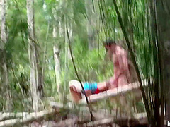 Blonde Minx Getting Fucked In The Woods - Ashlee Chambers And Ash Lee