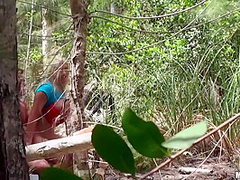 Blonde Minx Getting Fucked In The Woods - Ashlee Chambers And Ash Lee