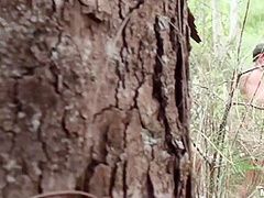 Blonde Minx Getting Fucked In The Woods - Ashlee Chambers And Ash Lee