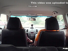 Euro Fishnet Babe Publicly Cowgirls Car Teacher