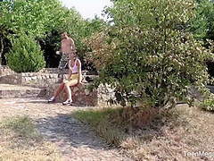 Outdoor Fun With Steamy 18yo Czech Brunette Old - 18 Years Old, Lady Dee And Dee Dee