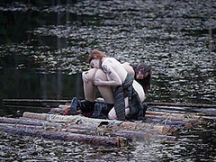 The Crossing - Erotic Lesbian Movie Outdoors By The River