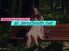 A Not Planned Date. Jeny Smith walking with stranger with mini skirt and no panties