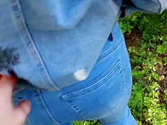 Hot Couple Fucks Outside - Forest Sex