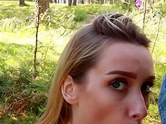 Hot Couple Fucks Outside - Forest Sex