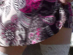 Big Breasted Mature Slut Playing In The Garden - MatureNL
