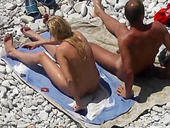 Raunchy People On The Beach - Public Sex