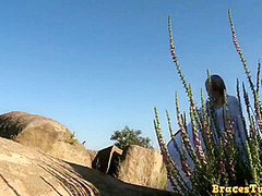 Bree Daniels In Hot Outdoor Naked Solo