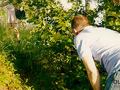 Summer Weather Motivates Girl To Have Outdoor Sex With Old Man
