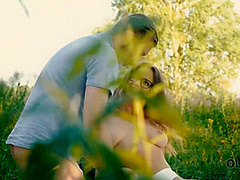 Summer Weather Motivates Girl To Have Outdoor Sex With Old Man