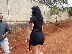 Latina Babe With Inked Booty Outdoor Sex
