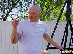 Strong Lad Helps Brunette To Ride Cock In Different Ways - Zac Wild And Havana Bleu