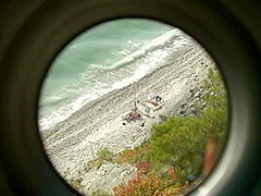 Couple Share Hot Moments On Public Nudist Beach - Outdoor Voyeur Sex