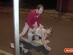 Desirable Babe Rammed On Street - Hard Sex