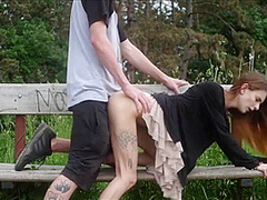 They Caught Us! :d Crazy Outdoor Sex!