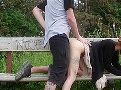 They Caught Us! :d Crazy Outdoor Sex!