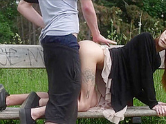 They Caught Us! :d Crazy Outdoor Sex!
