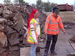 Strange Worker Seduce German Redhead Teen Bareback Outdoor