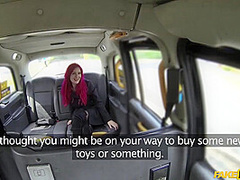 Pink-haired Slut Alexxa Got Creampied By Horny Cabbie