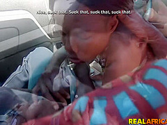 BBC Car Blowjob and Cum Swallow