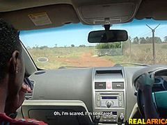 BBC Car Blowjob and Cum Swallow