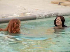 Paula & Michelle Naughty Pool Delights