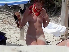 Cute nudist girl with nice tits and body